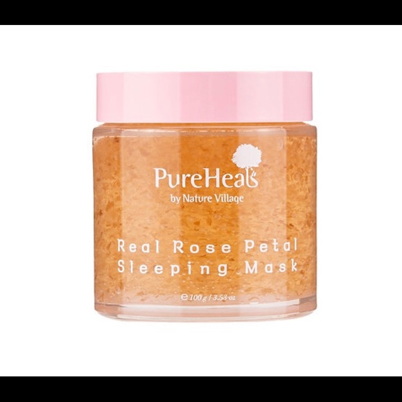 Pure Heals Real Rose Petal Sleeping Mask, 3.53 fl.oz (100g) MSRP $55.00 - Picture 1 of 5